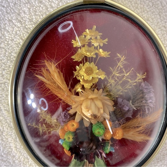 Vintage Cideart Dried Floral 3D Wall Art - Picture 13 of 13